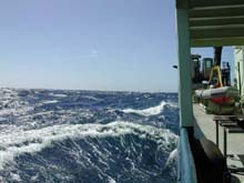 Wave action off the R/V Atlantis