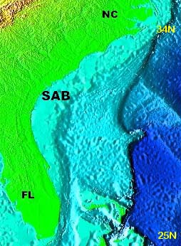 South Atlantic Bight Map