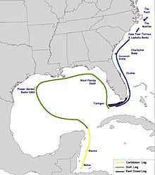 Route map for Islands in the Stream