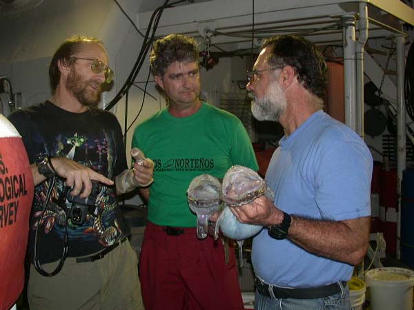 Scientists and anglerfish