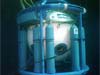 Diving bell underwater