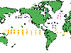 Potential / exisiting hydrophone sites