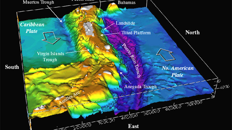 The Northeast Caribbean – Plate Tectonics in Action