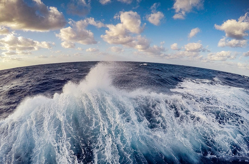 The surface of Earth's ocean