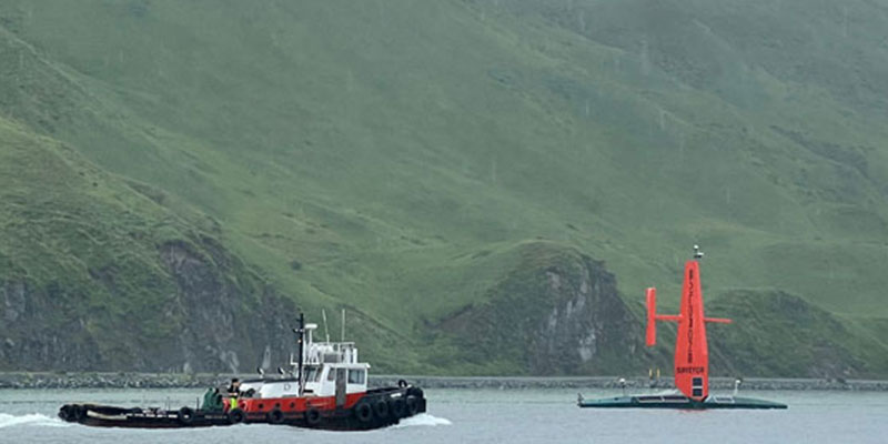 Interagency Public-Private Partnership Sends Uncrewed Saildrone to Explore Remote Alaskan