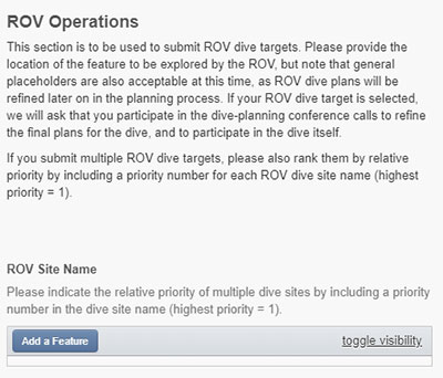 ROV Targets ROV Targets