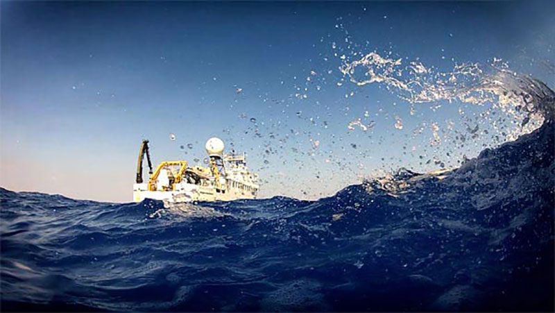 Three NOAA ships are directly involved with the Atlantic Canyons Undersea Mapping Expeditions.