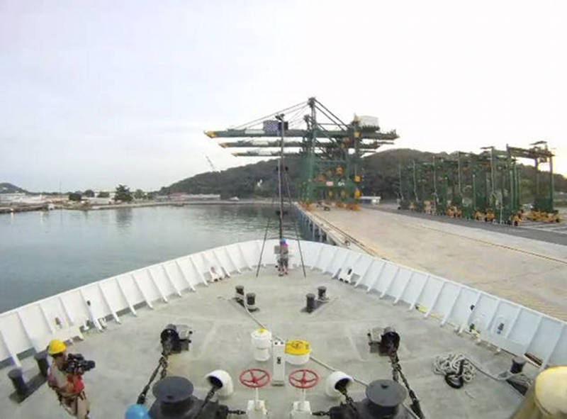 Passage through the Panama Canal