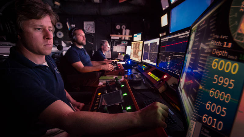 Todd Gregory co-pilots as the vehicles reach 6,000 meters.