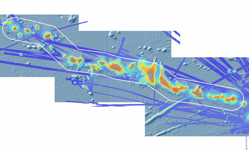 Synthesis of PMNM multibeam bathymetry.