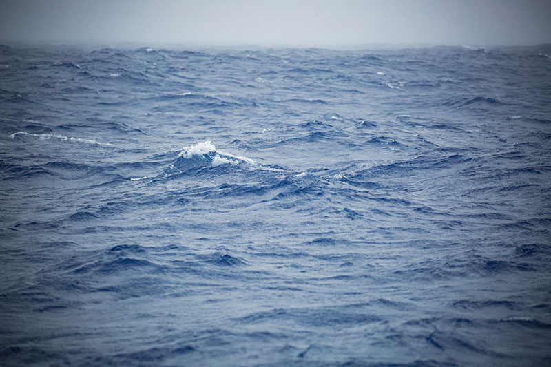 Large swells continued to disrupt ship operations.