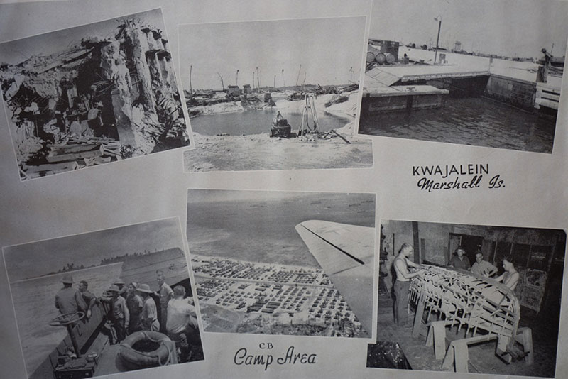 Image from the the Seabee book, 74th Ballalion in Review 1943-1944.