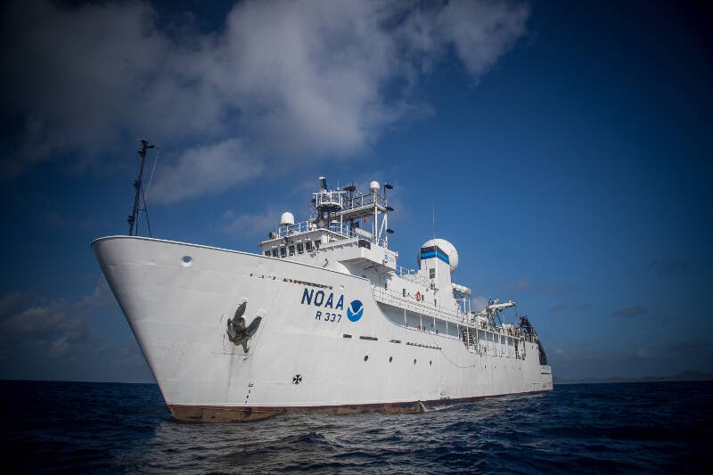 In 2017, NOAA Ship Okeanos Explorer is operating in waters around both Samoa and American Samoa.