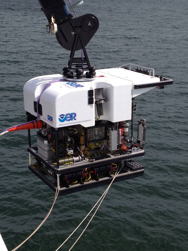 NOAA’s ROV Deep Discoverer (D2) will be used to acquire high-definition visual data of unknown and poorly known areas and collect limited samples during the expedition