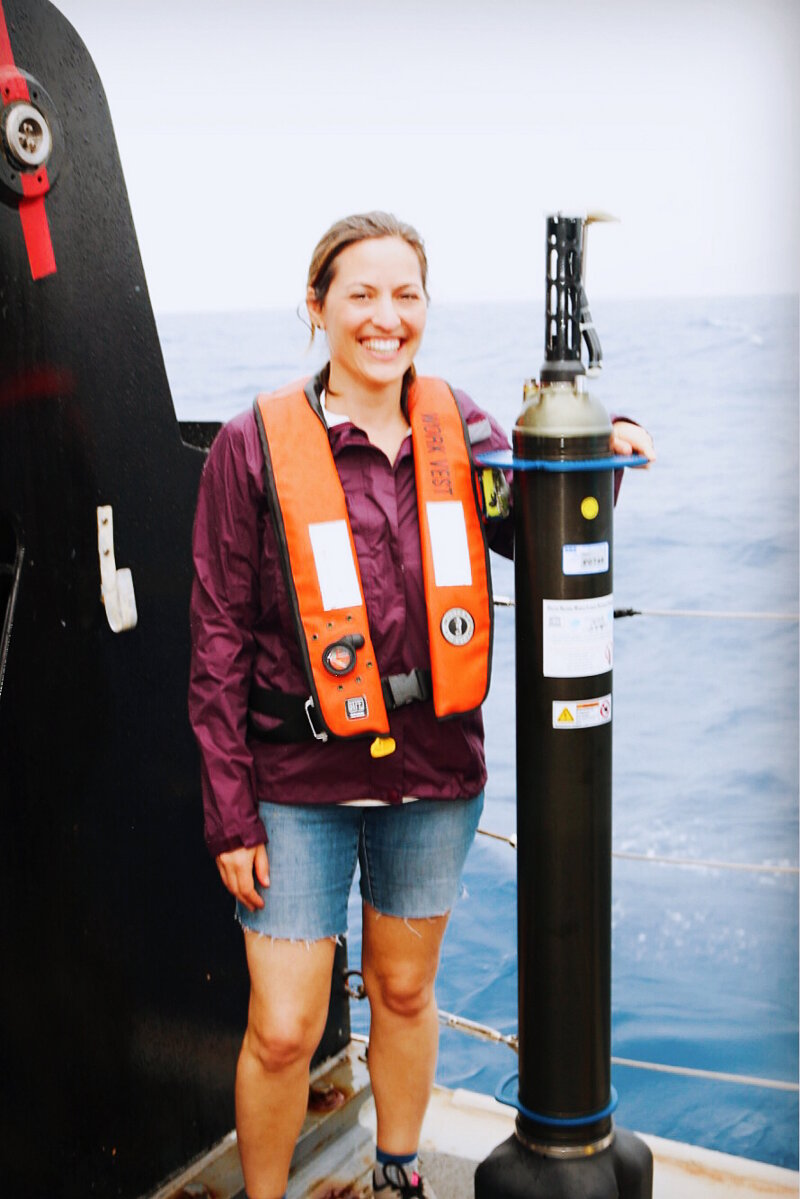 Amanda Netburn is the Mountains in the Deep: Exploring the Central Pacific Basin expedition sample data manager. She has a dual position with the NOAA Cooperative Institute for Ocean Exploration, Research & Technology (CIOERT) at Harbor Branch Oceanographic Institute and NOAA Office Ocean Exploration and Research, where she leads the effort to develop water column priorities and sampling protocols within the exploration context.