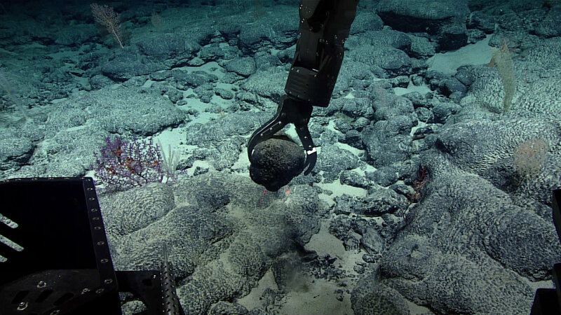 Rock samples collected during dives will be used to better understand the age and geologic history of this complex region.