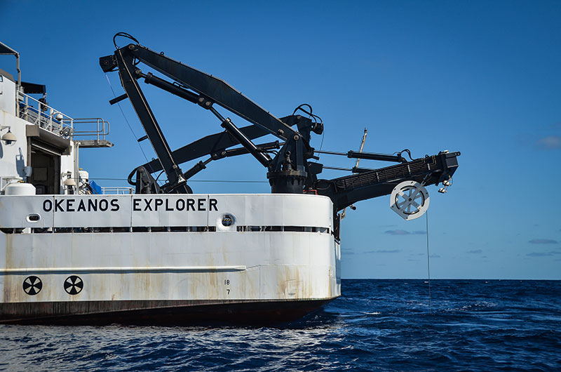 NOAA Ship Okeanos Explorer in the Gulf of Mexico.