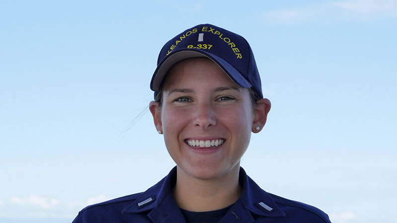 Junior Officer, Lieutenant (Junior Grade) Brianna Pacheco
