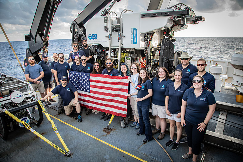 The Windows to the Deep 2019 team wishes you a happy 4th of July! Image courtesy of Art Howard, GFOE.