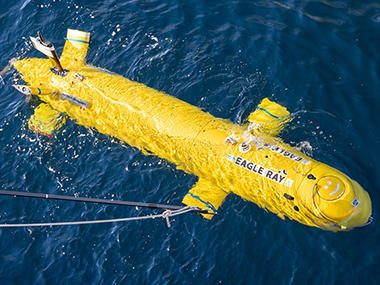 University of Southern Mississippi’s autonomous underwater vehicle Eagle Ray.