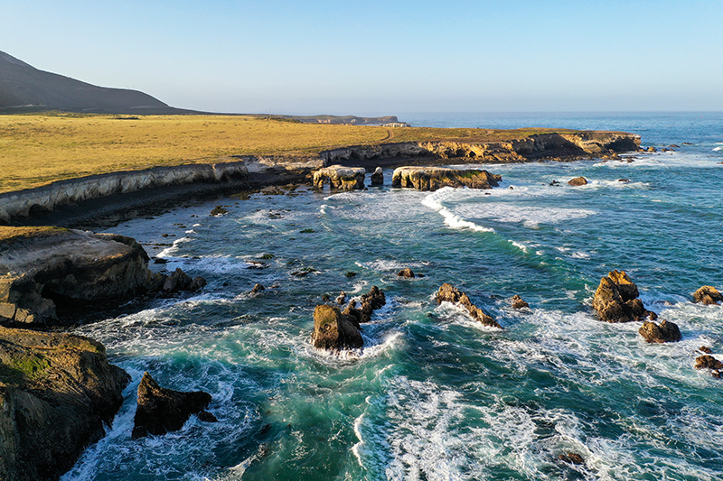 A view of the proposed Chumash Heritage National Marine Sanctuary near Montana de Oro State Park in San Luis Obispo County, California.