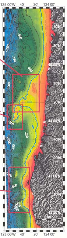 Oregon map and 3 study areas