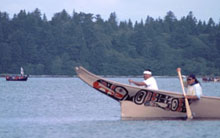 The Yakutat style of canoe 