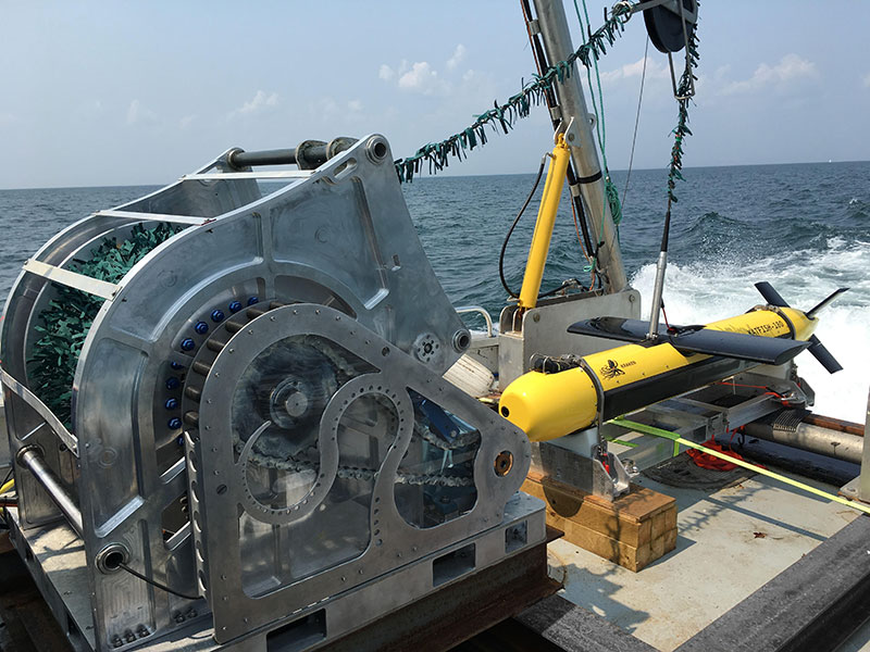 Kraken KATFISH™ and Tentacle™ intelligent Winch System aboard R/V Discovery.