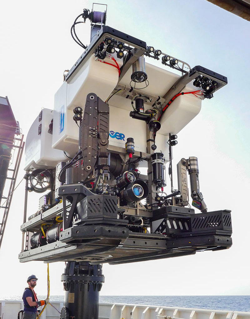 During the 2019 Technology Demonstration, several technologies will be mounted to ROV Deep Discoverer for testing and evaluation.